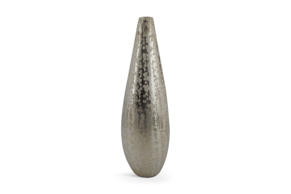 Drop Vase Aluminium Silver
