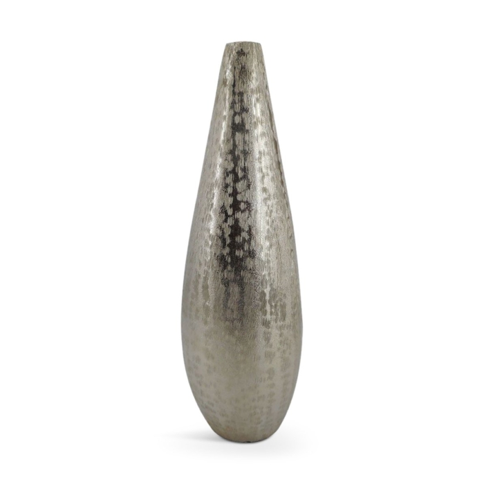 Drop Vase Aluminium Silver