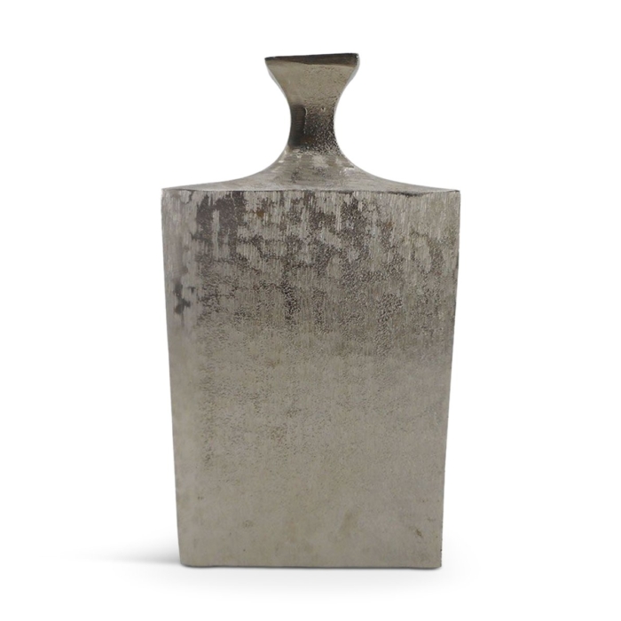 Flasche Vase Aluminium Silver