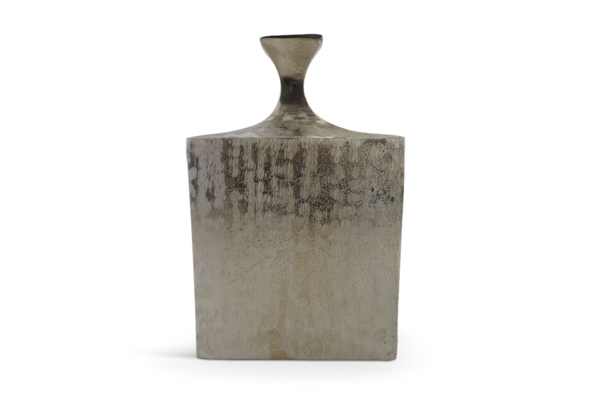 Flasche Vase Aluminium Silver