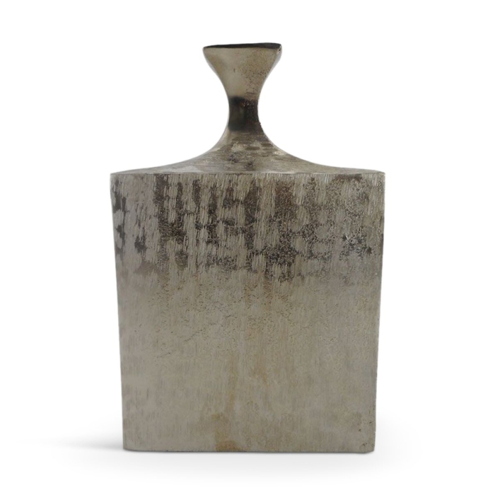 Flasche Vase Aluminium Silver