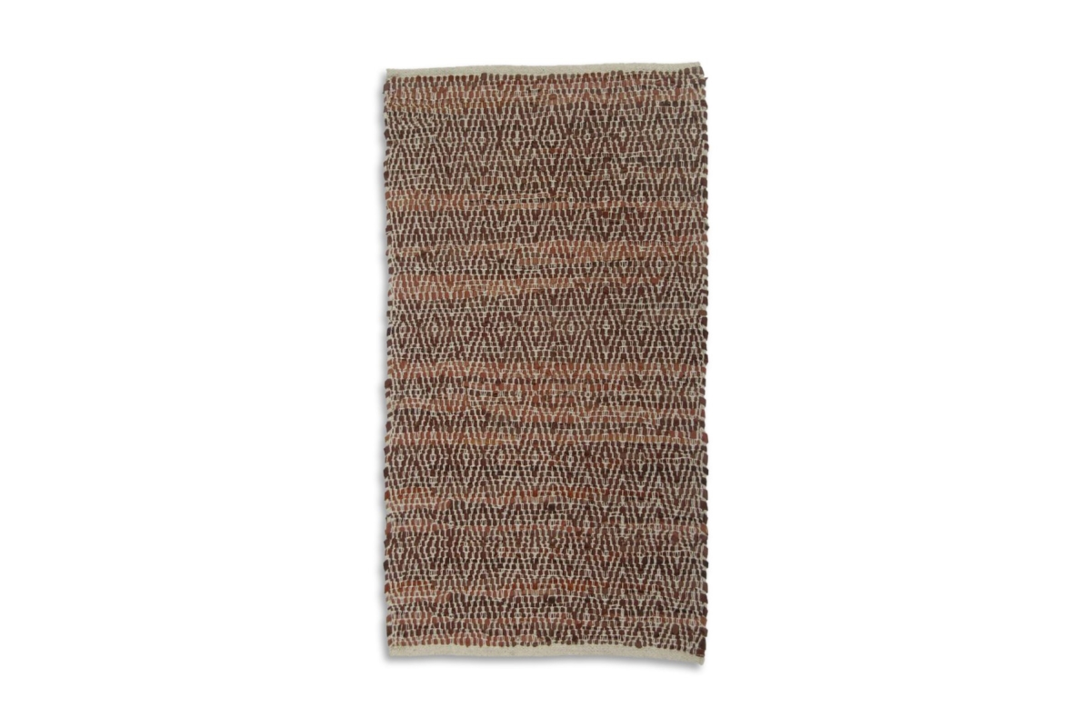 Rombo Leather Rug