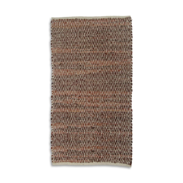 Rombo Leather Rug
