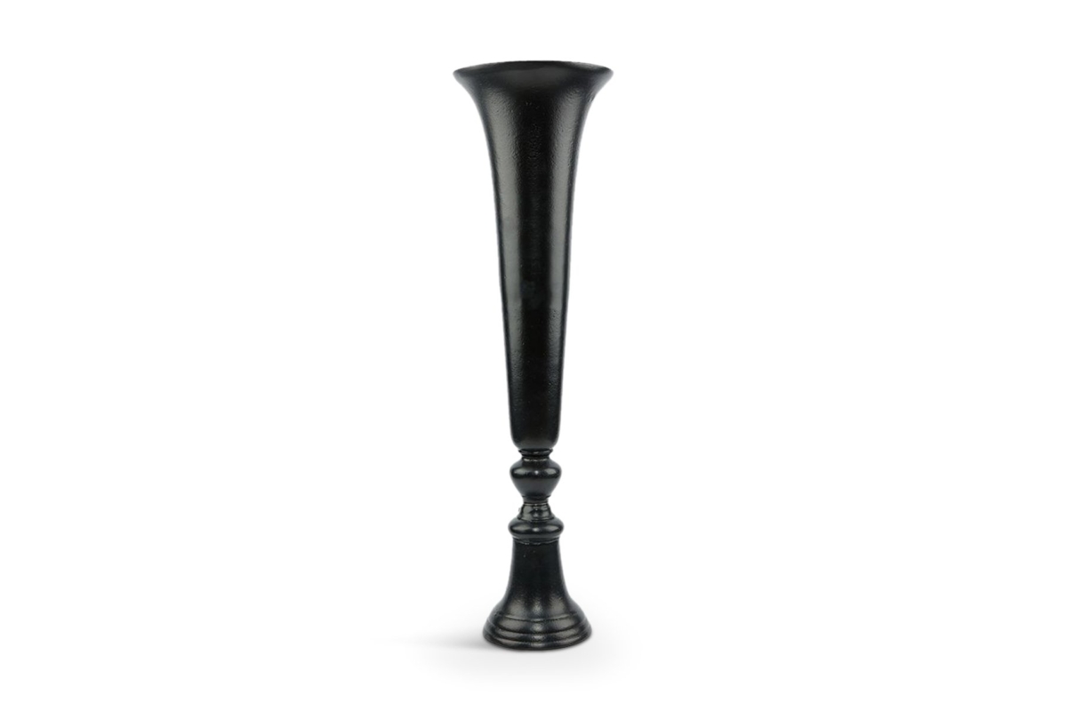 Flores Vase Aluminium Black