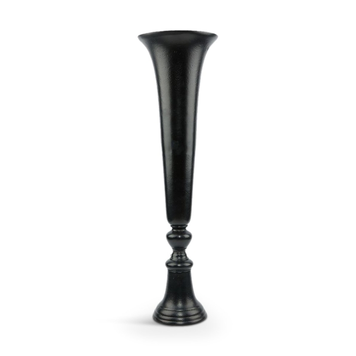 Flores Vase Aluminium Black