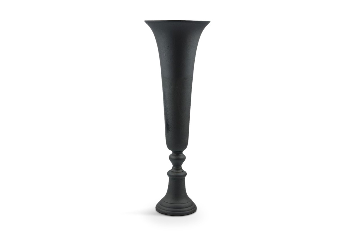 Flores Vase Aluminium Black