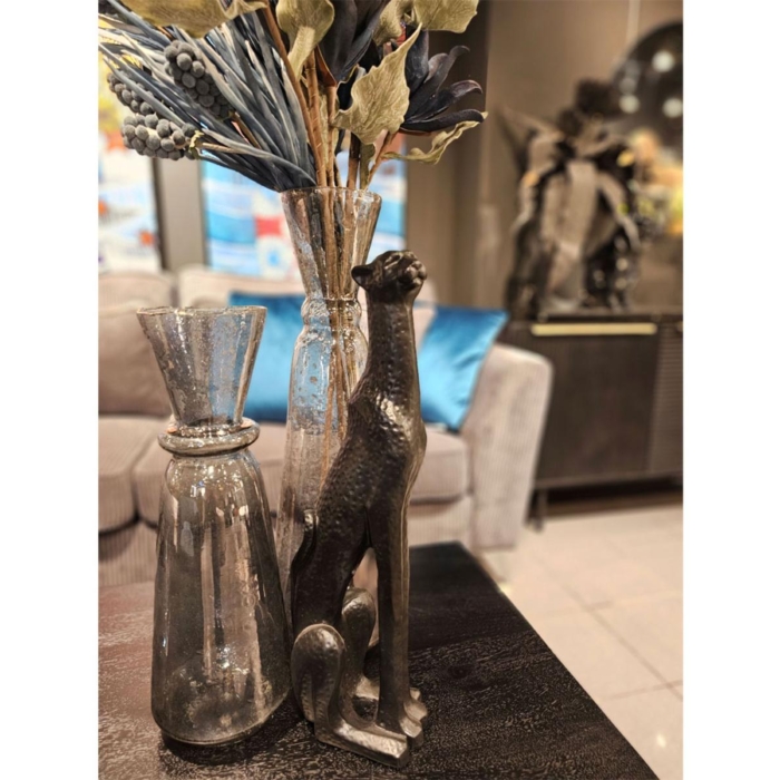 Among Vase Glass Grey Among Vase Glass Grey