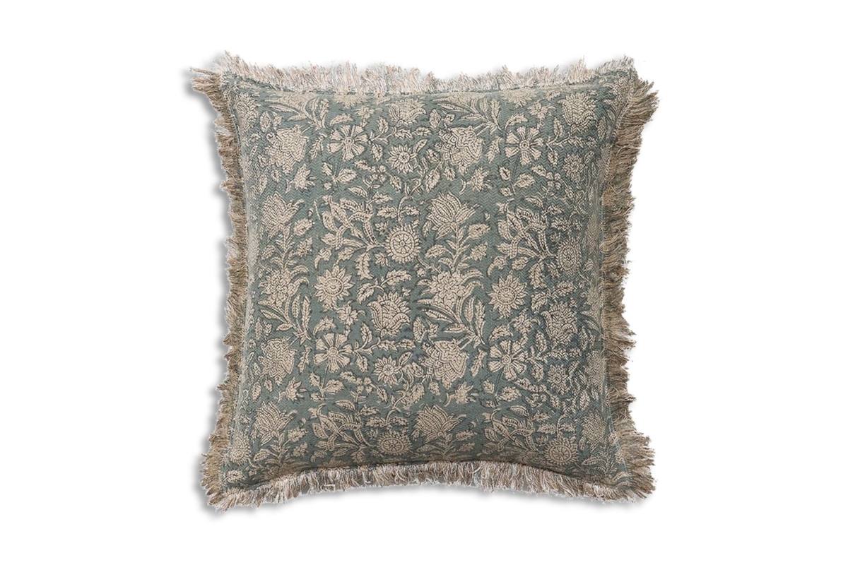 Jericho Cushion Aqua Beige