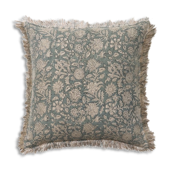 Jericho Cushion Aqua Beige