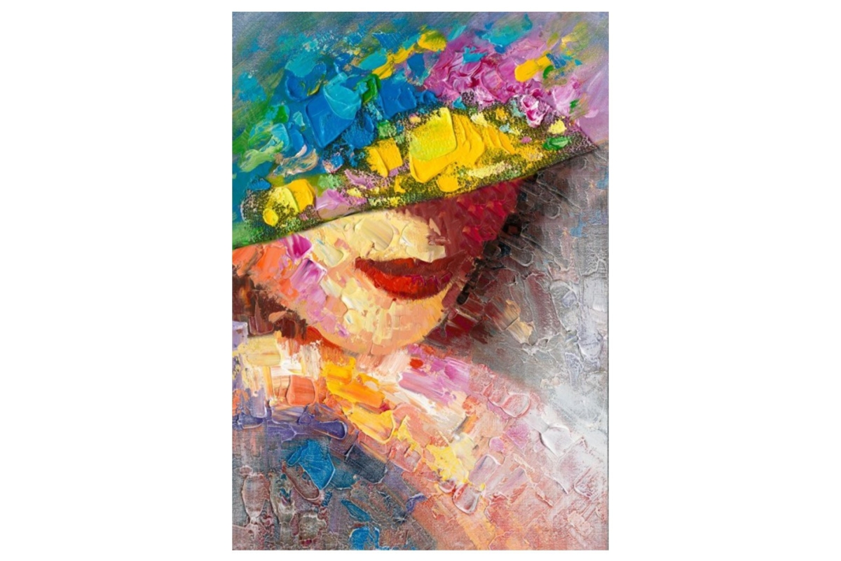 Busy Woman Painting