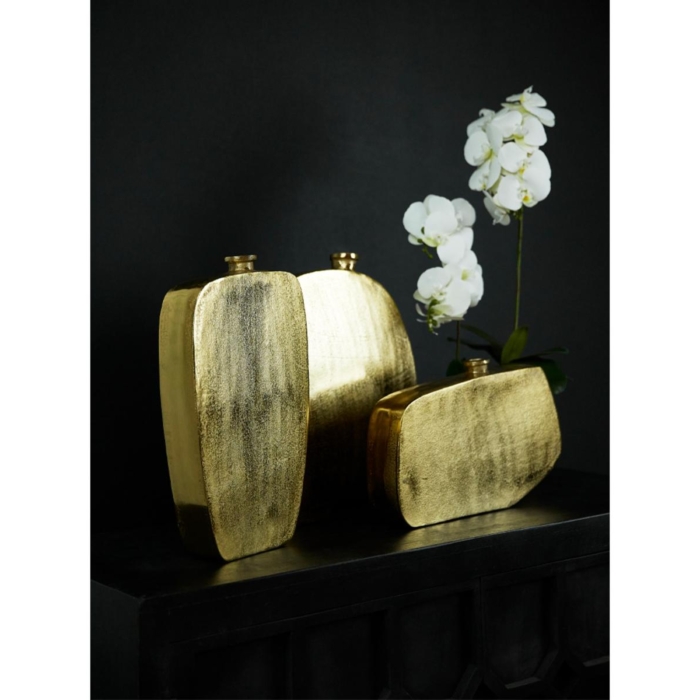 DOTO VASE LUMINM SLV GOLD DOTO VASE LUMINM SLV GOLD