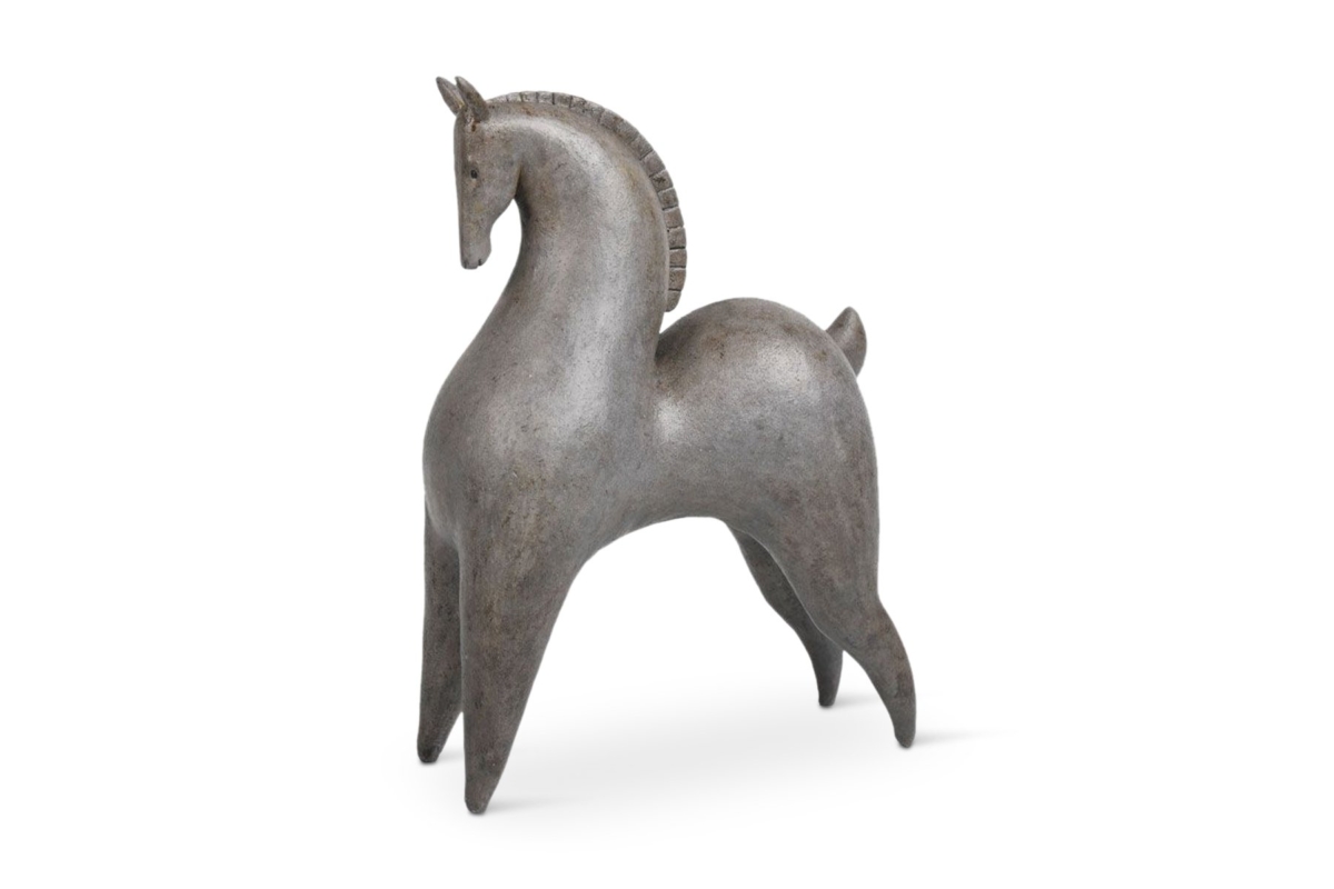 Aegean Horse Polyresin Gray