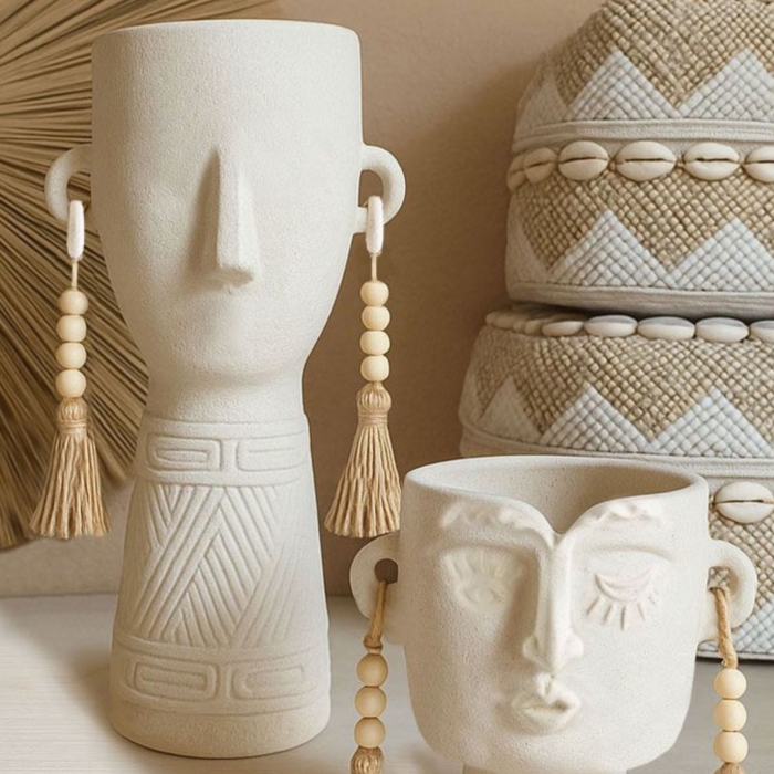 Eris Vase Ceramic Beige