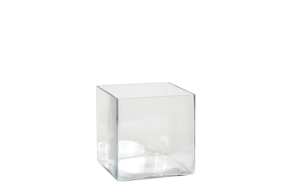 Britt Vase Square Transparent