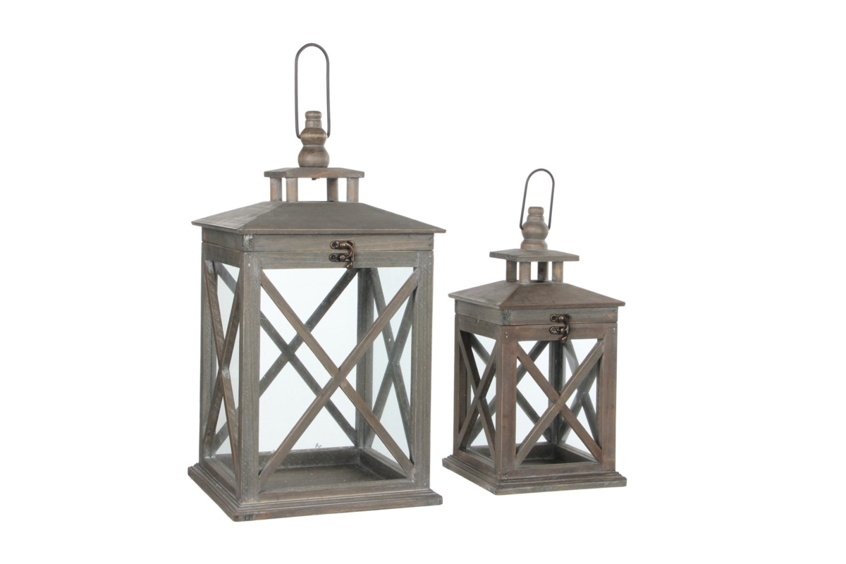 Lantern Set Brown