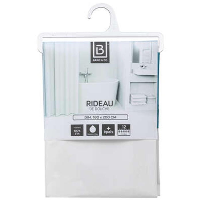 Shower Curtain White