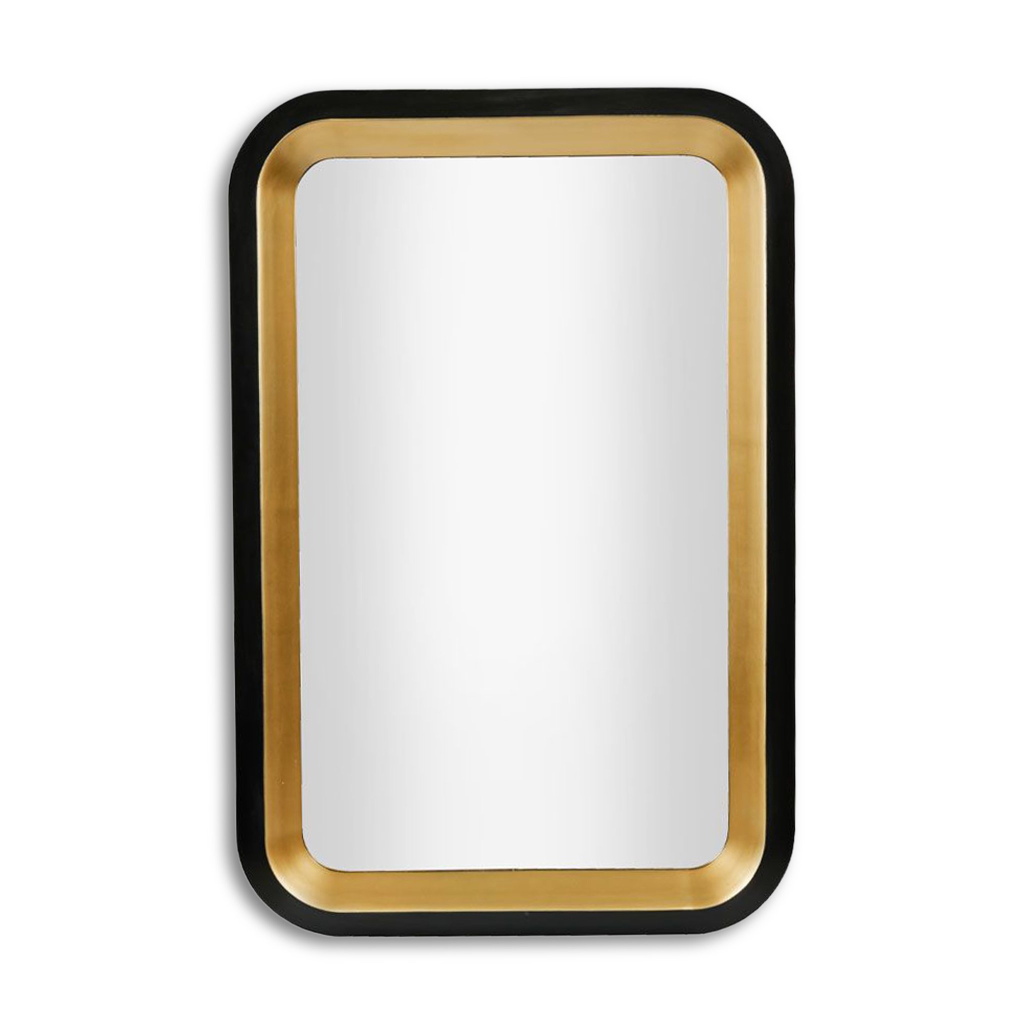 Four Day Contrast Mirror Black Gold