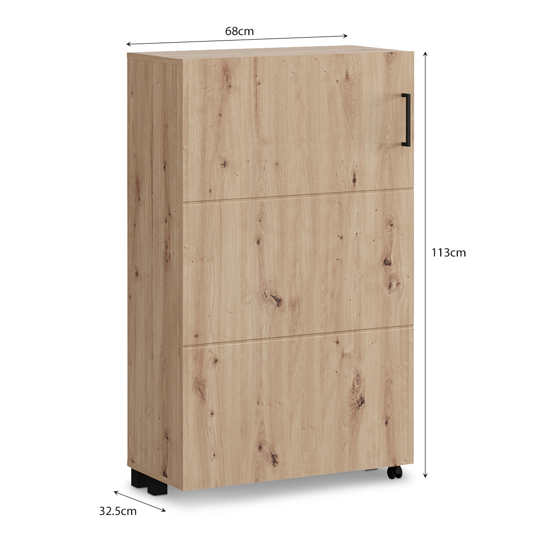 ISLAY Shoe Cabinet Artisan Oak ISLAY Shoe Cabinet Artisan Oak