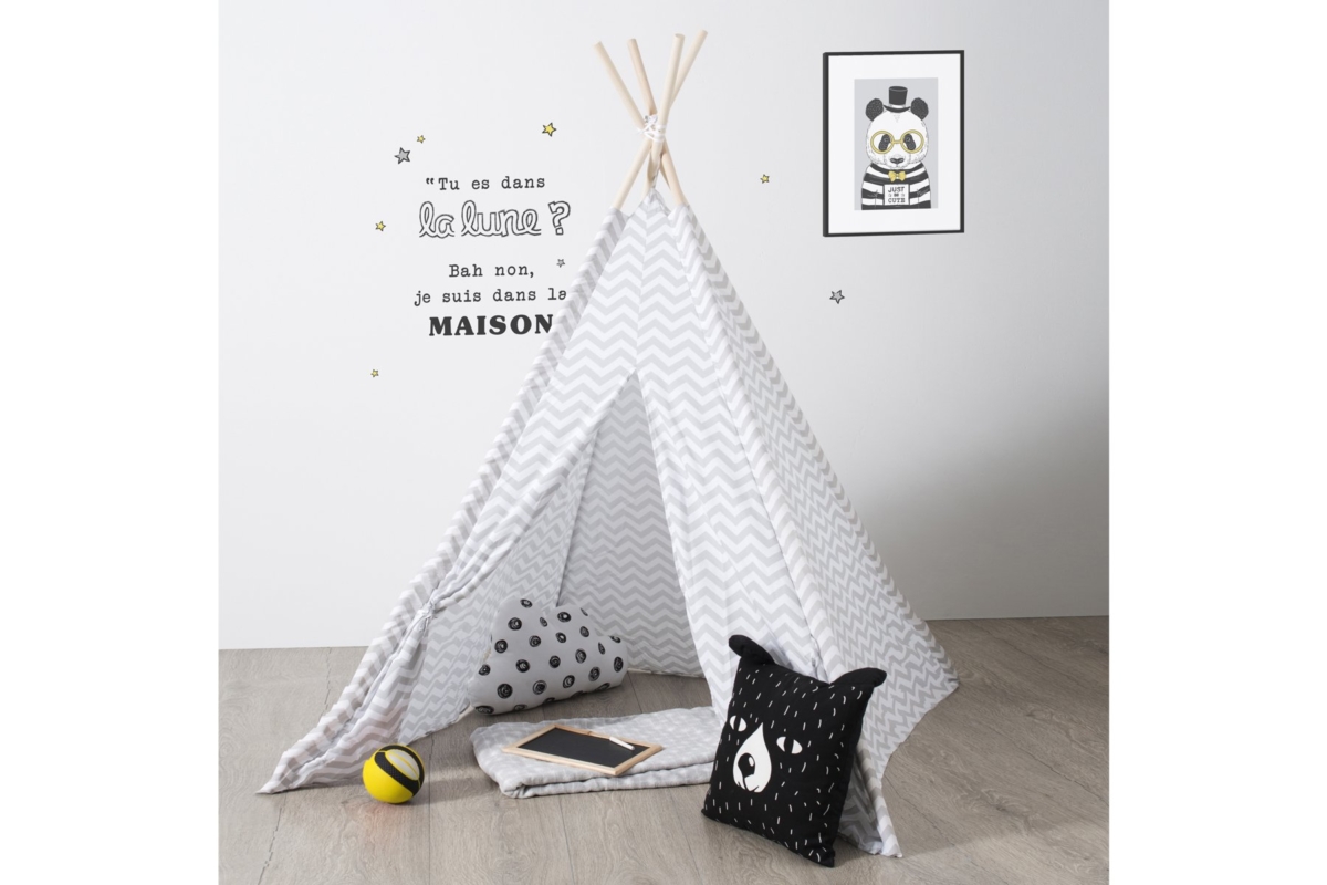 Grey Indian Tent