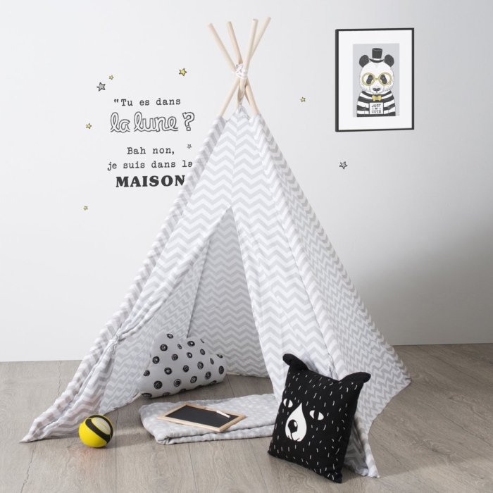 Grey Indian Tent