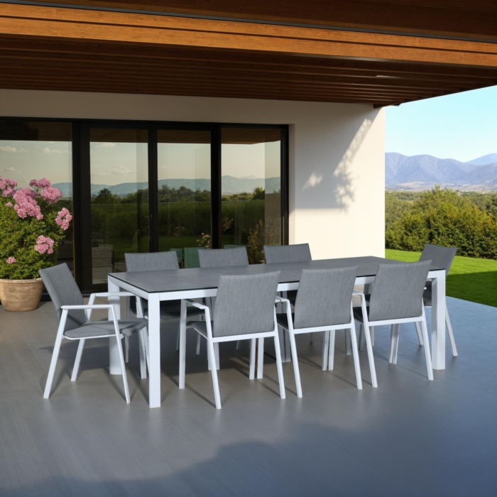 1348-T1819-C-WHITE.jpeg VASKA Outdoor Dining Set