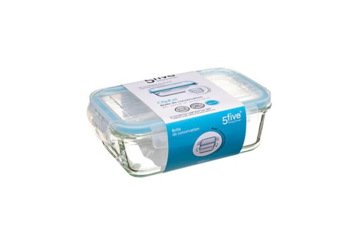 Box Rect Glass 0.8l Clipat Box Rect Glass 0.8l Clipat