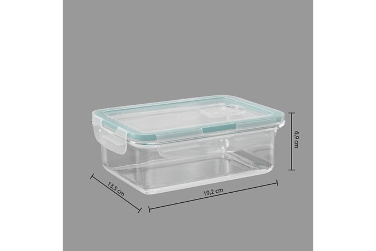 Box Rect Glass 0.8l Clipat Box Rect Glass 0.8l Clipat