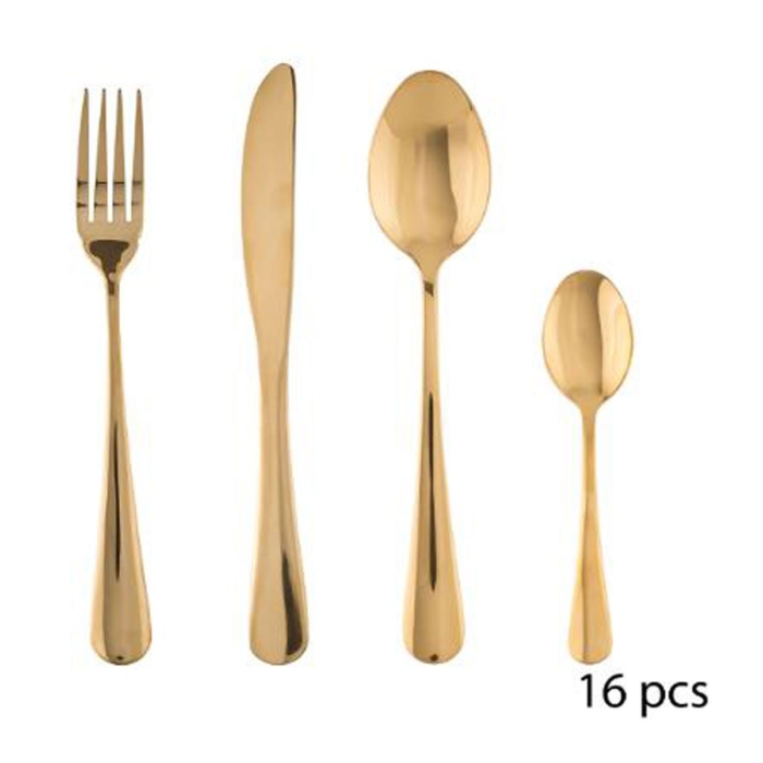 Gold Cutlery Set