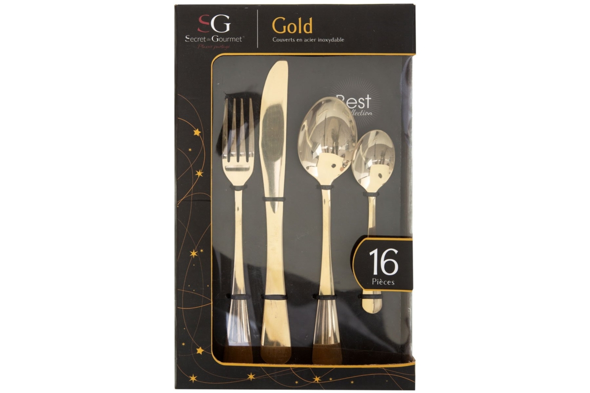 Gold Cutlery Set