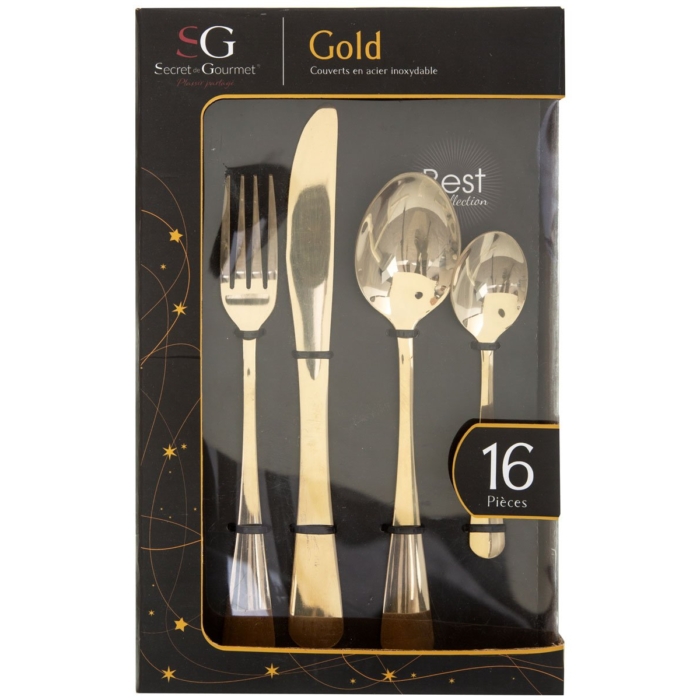 Gold Cutlery Set