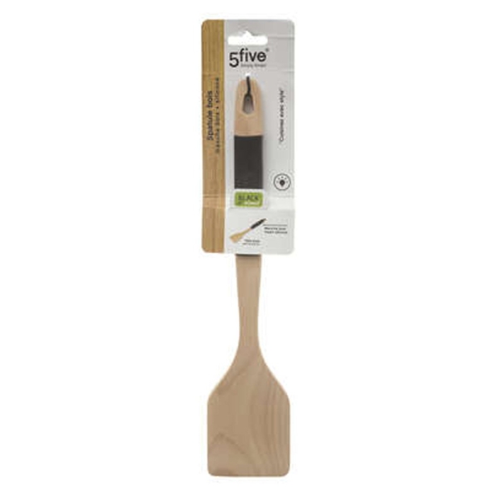 Spatula Wooden Head Black Wood