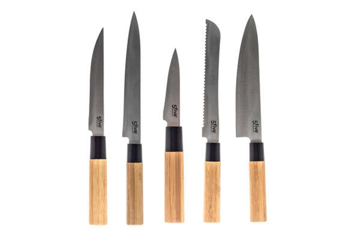 5 Knife Stand Bamboo