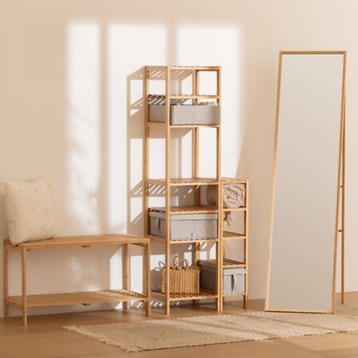 Bamboo Shelf Quad Box