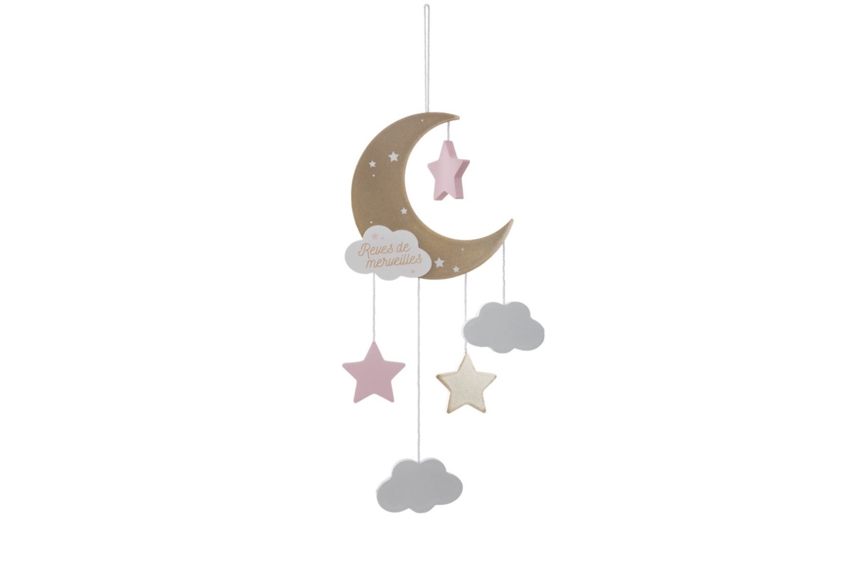 Pink Moon Hanging Deco