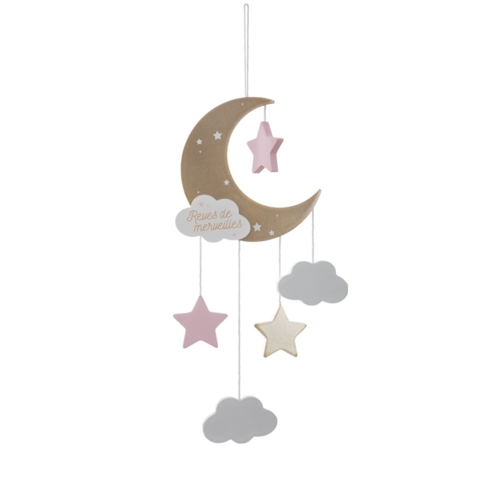 Pink Moon Hanging Deco