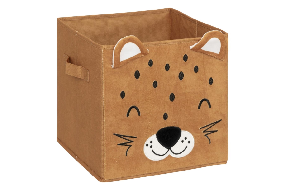 Leopard Velvet Storage