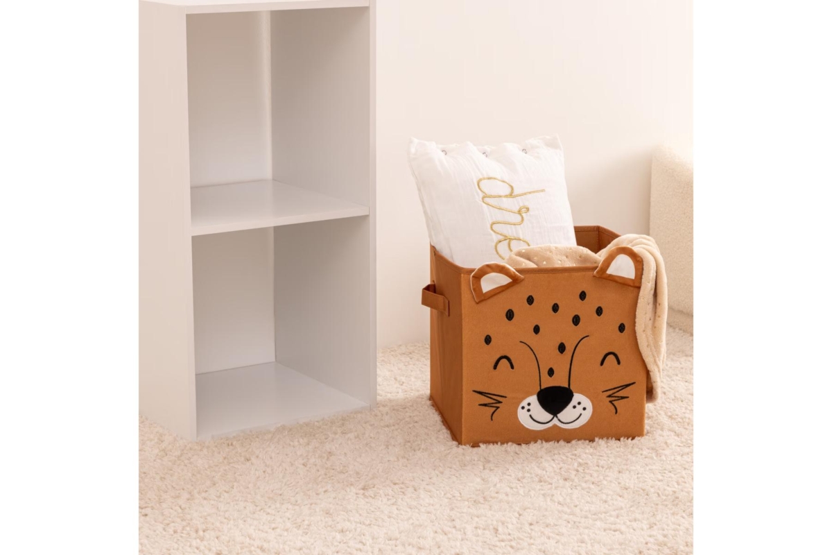 Leopard Velvet Storage