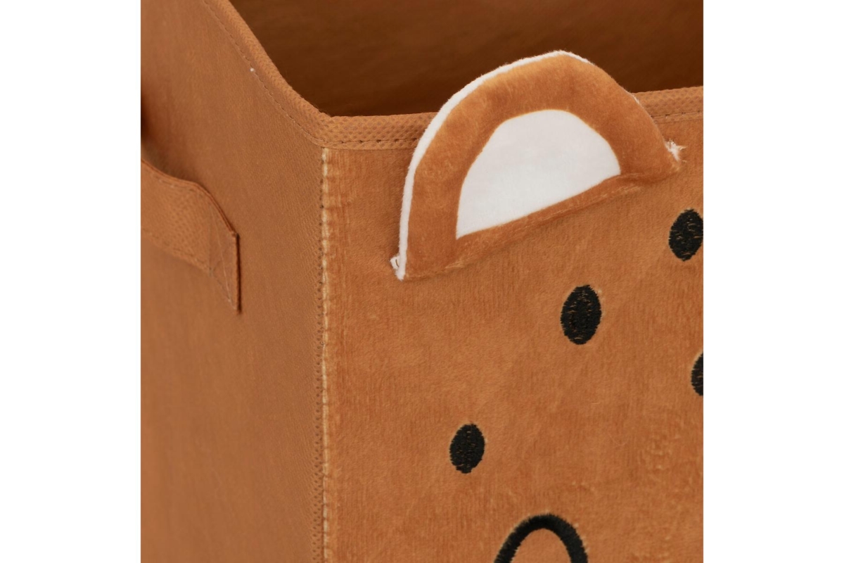 Leopard Velvet Storage