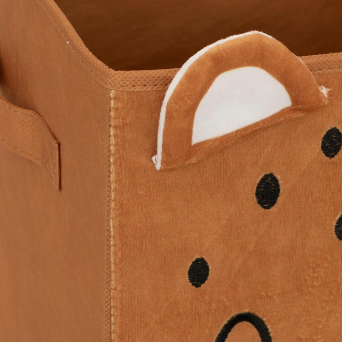 Leopard Velvet Storage