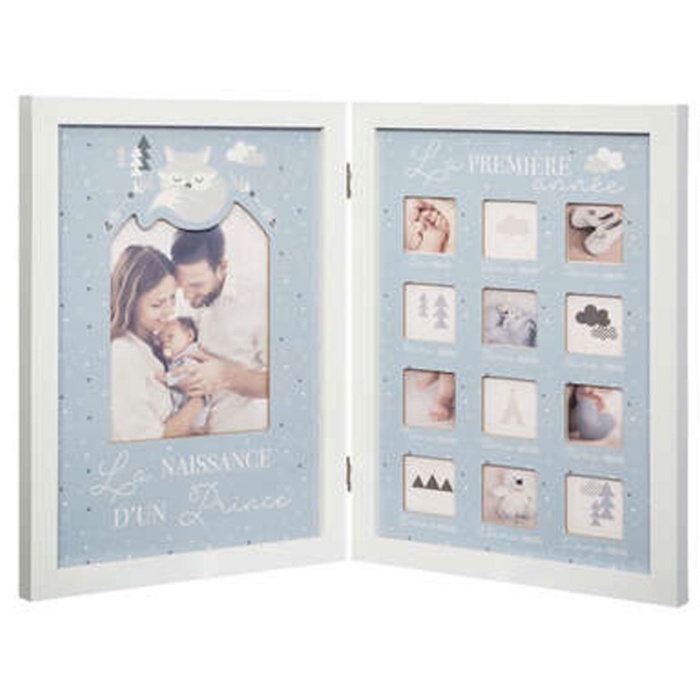 Photo Montage Frame Blue Photo Montage Frame Blue