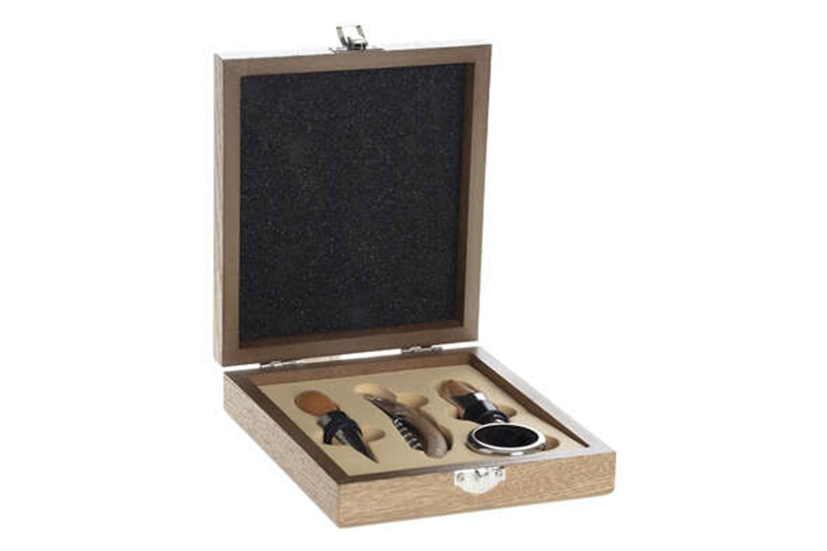 Sommelier Kit 4pcs Wood Marc