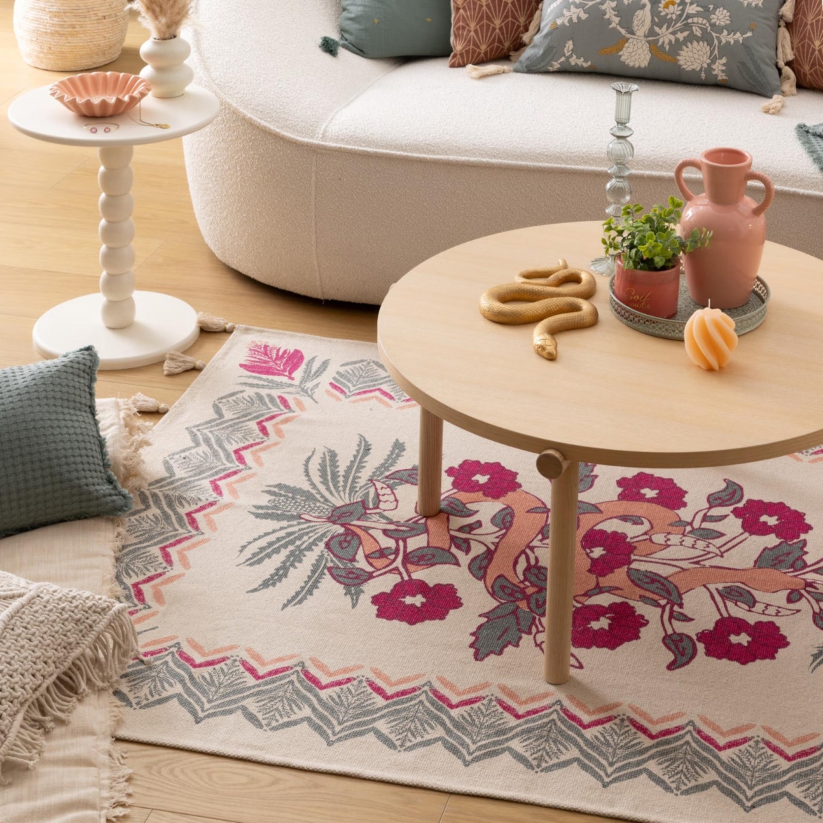 Wild Print Cotton Rug Wild Print Cotton Rug