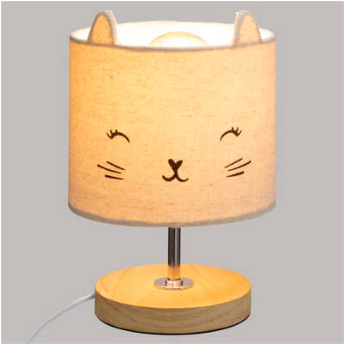 Cat Lampshade Lamp
