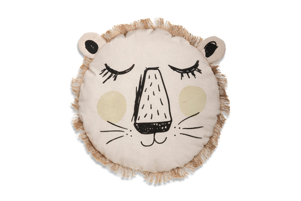 Lion Cushion Fringe