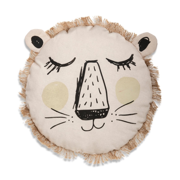 Lion Cushion Fringe