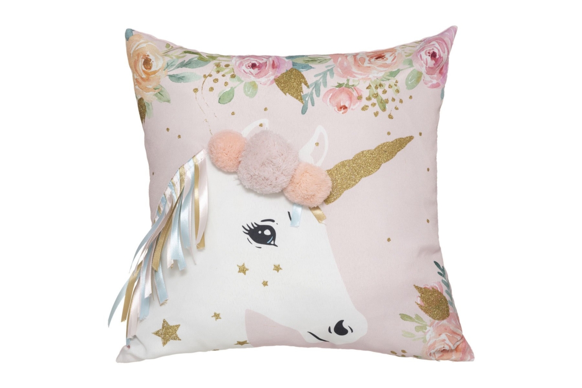Ribbon Unicorn Cushion
