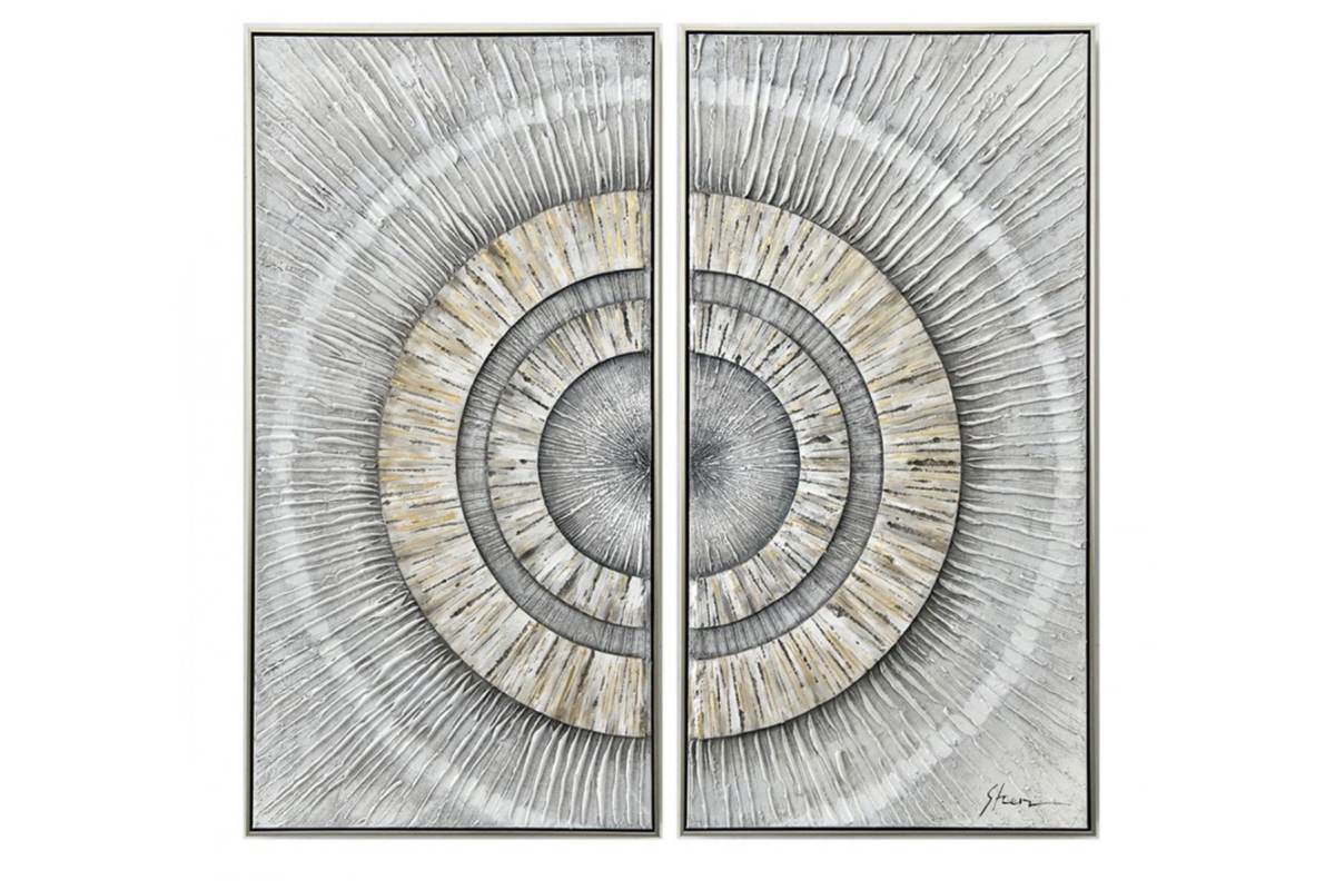 Regular Circle Diptych