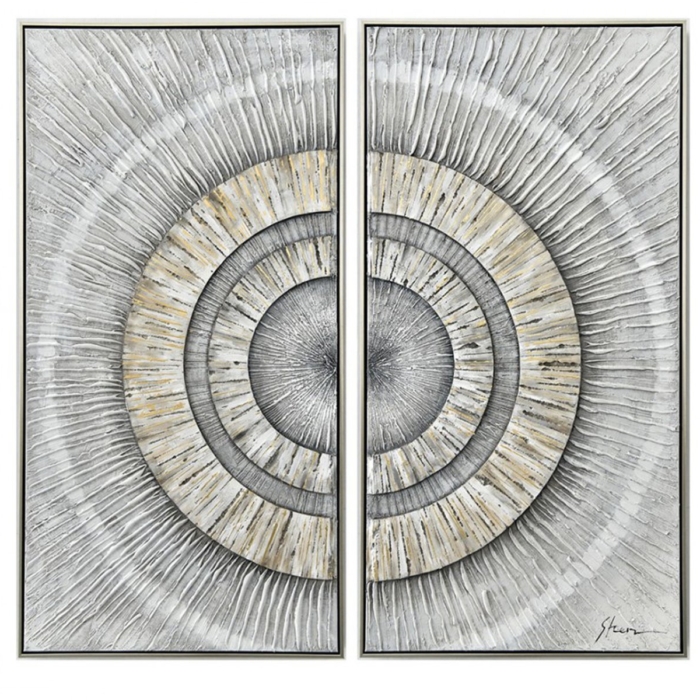 Regular Circle Diptych