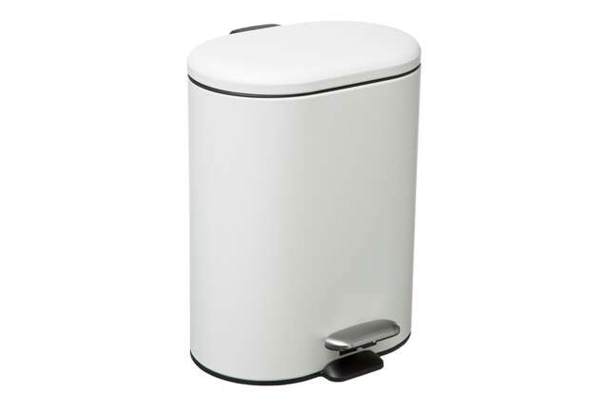 SOFTCL 6l Dustbin White