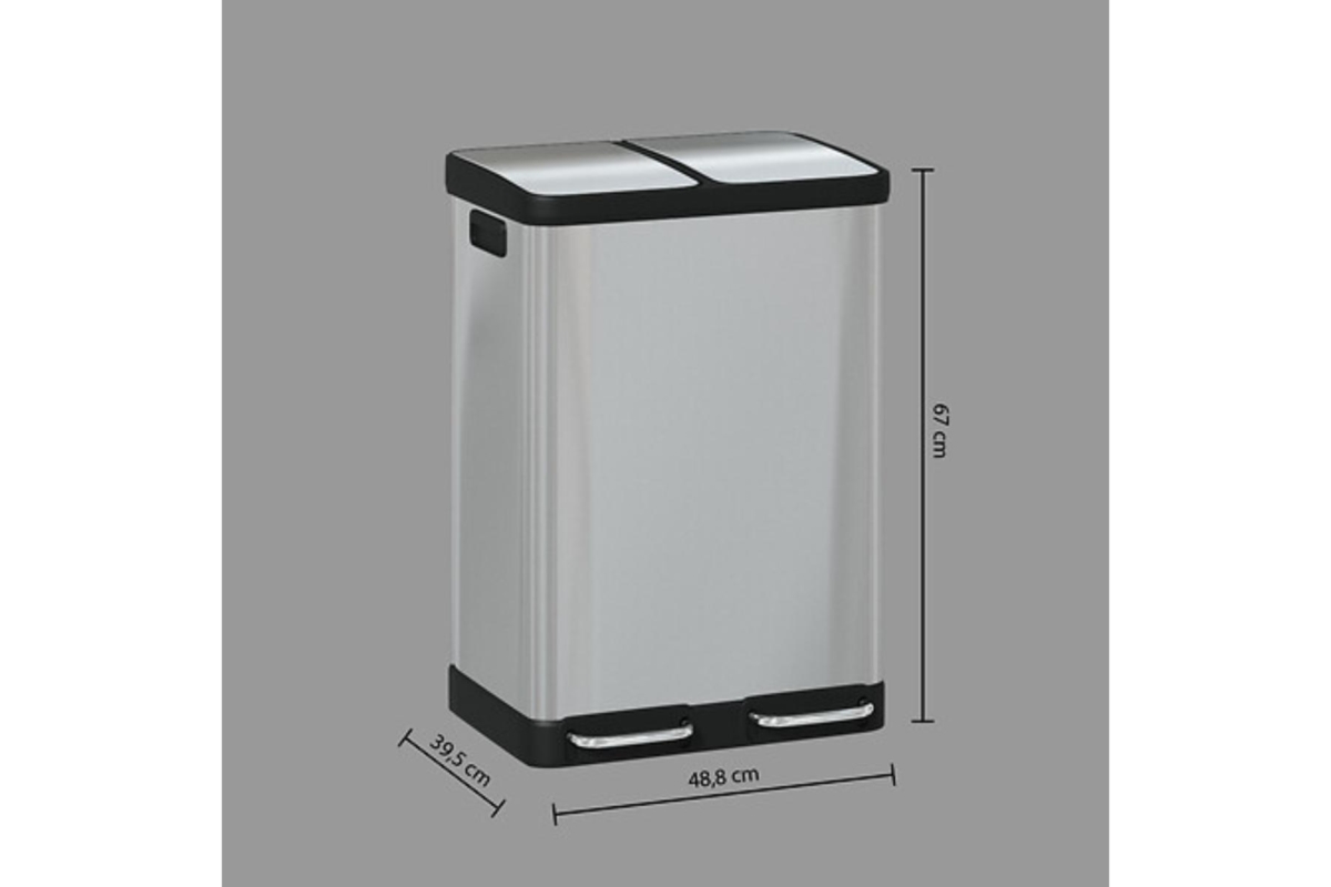 Dustbin Recy 2x30l
